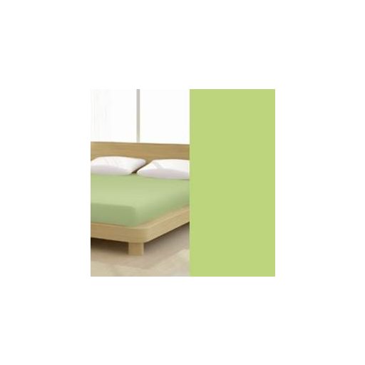 Jersey gumis lepedő, 180-200x200 cm, 135 g/nm, Kiwi/Zöld (268)- Mr Sandman