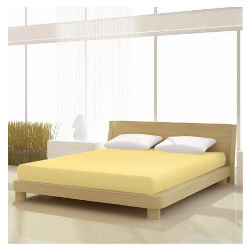 Jersey gumis lepedő, 90-100x200 cm, 150 g/nm, Gold/Sárga (214)- Mr Sandman