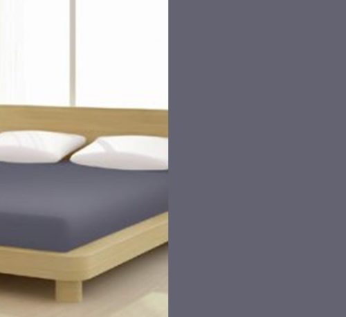 Jersey gumis lepedő, 180-200x200 cm, 150 g/nm, Antracit (227) - Mr Sandman
