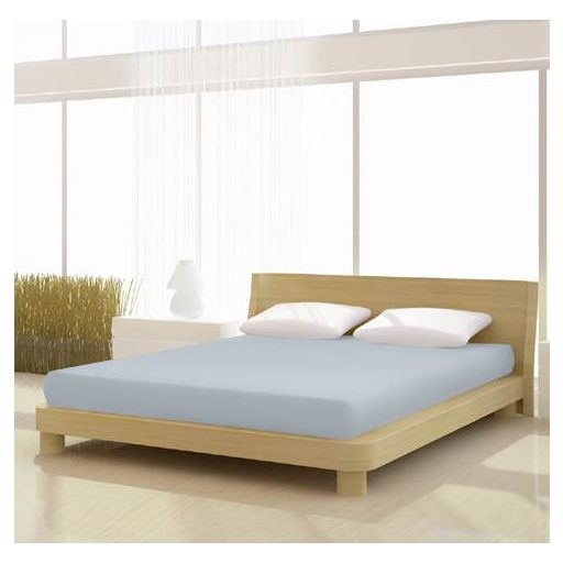 Jersey gumis lepedő, 90-100x200 cm, 150 g/nm, Grafitszürke (228)- Mr Sandman