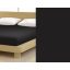 Jersey gumis lepedő, 90-100x200 cm, 150 g/nm, Fekete (249) - Mr Sandman