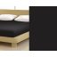 Jersey gumis lepedő, 180-200x200 cm, 150 g/nm, Fekete (249)- Mr Sandman