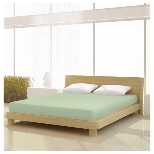 Jersey gumis lepedő, 90-100x200 cm, 150 g/nm, Lind/Zöld (253)- Mr Sandman