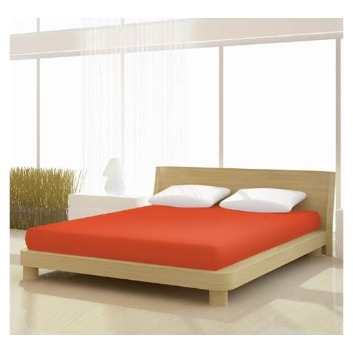 Jersey gumis lepedő, 140-160x200 cm, 150 g/nm, Karmin (264) - Mr Sandman