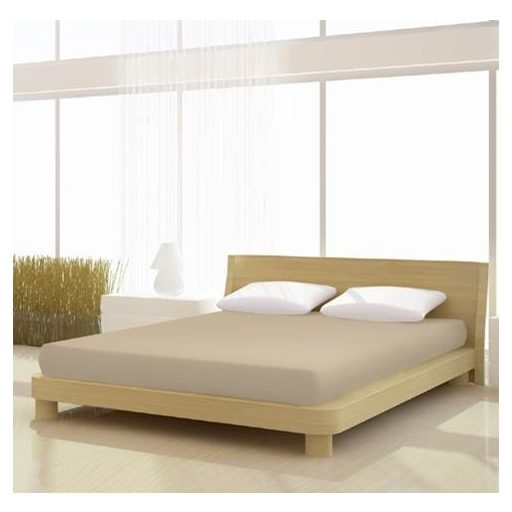 Jersey gumis lepedő, 180-200x200 cm, 150 g/nm, Capuccino (278)- Mr Sandman