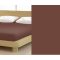 Jersey gumis lepedő, 90-100x200 cm, 150 g/nm, Barna (280)- Mr Sandman