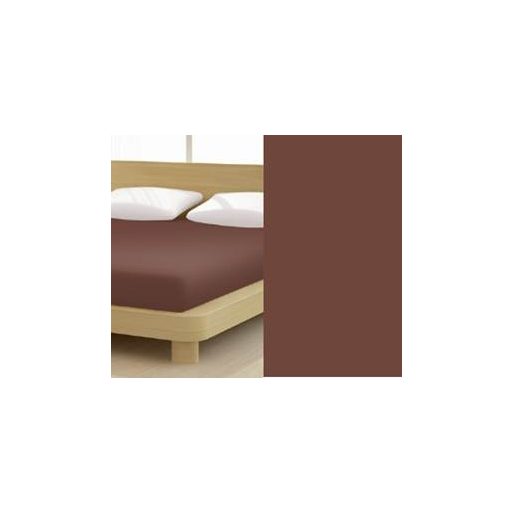 Jersey gumis lepedő, 140-160x200 cm, 150 g/nm, Tabak/Barna (280)- Mr Sandman