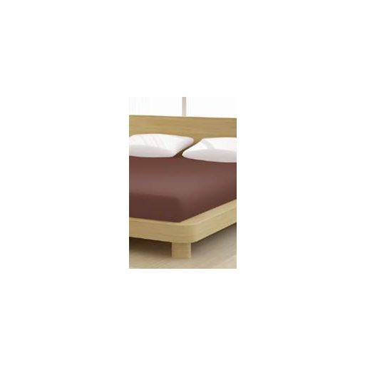 Jersey gumis lepedő, 90-100x200 cm, 150 g/nm, Barna (280)- Mr Sandman