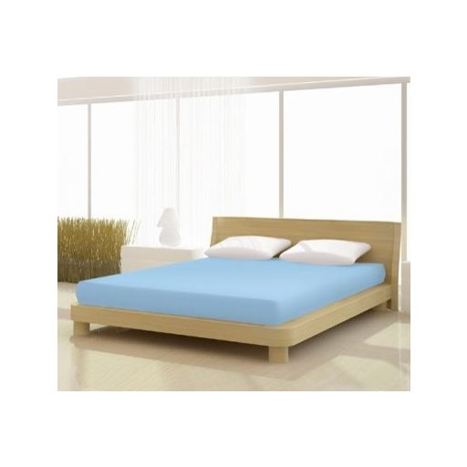 Baba Jersey gumis lepedő, 60-70x120-140 cm, 150 g/nm, Kék/Bleu (232)- Mr Sandman