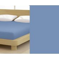   Baba Jersey gumis lepedő, 60-70x120-140 cm, 150 g/nm, Kék/Taube (233) - Mr Sandman