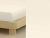 Bio Organic Jersey gumis lepedő, 140-160x200 cm, 150 g/nm, natur - Mr Sandman