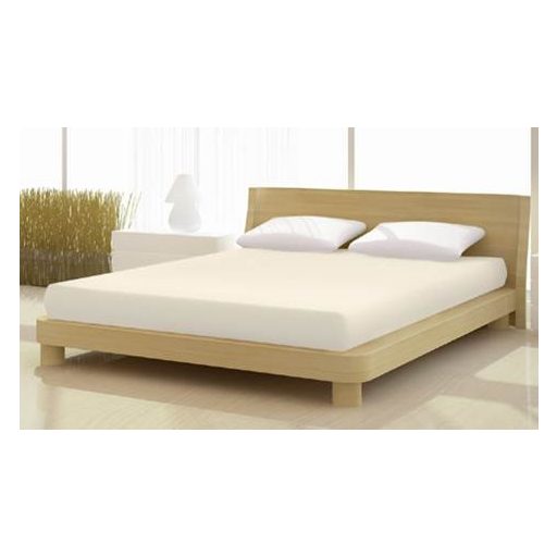Biopamut, Organikus pamut Jersey gumis lepedő, 90-100x200 cm, 150 g/nm, natur - Mr Sandman
