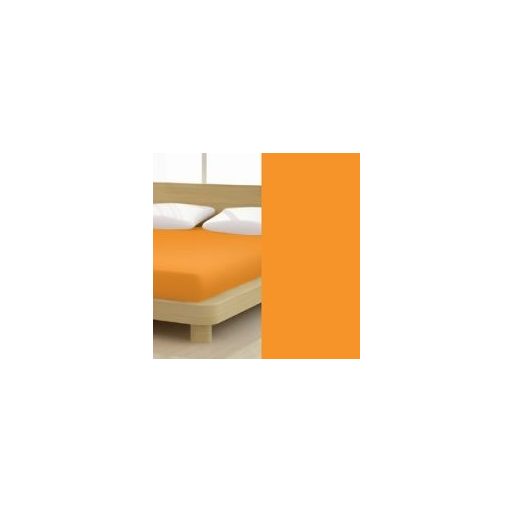 Jersey gumis lepedő, 180-200x200 cm, 150 g/nm, Orange/Narancs (265)- Mr Sandman