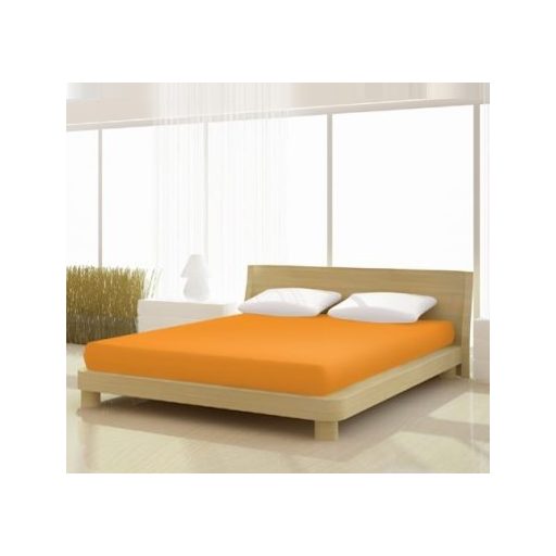 Jersey gumis lepedő, 180-200x200 cm, 150 g/nm, Orange/Narancs (265)- Mr Sandman