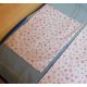 Pillangós-virágos rózsaszín ágyneműhuzat (90x130 + 40x50 cm) - Naturtex