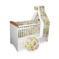   Pitypang baba 4 részes ágynemű szett (Paplan, párna, baldachin, fejvédő) 