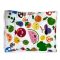 Lapos gyeremekpárna, Gyümölcsös (40x50 cm)