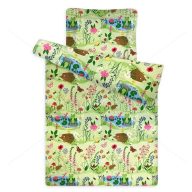   Gyermek paplan, párna garnitúra, Zöld mező (90×140 cm + 40×50 cm)