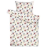   Gyermek paplan, párna garnitúra, Farm Autós (90×140 cm 40×50 cm)