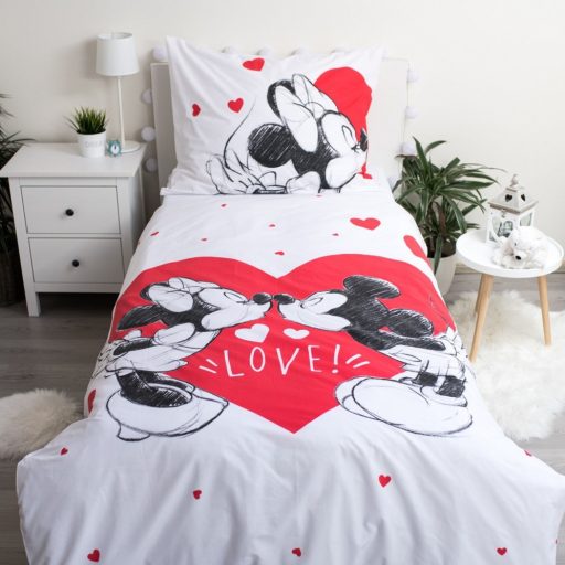 Mickey és Minnie Egér ágyneműhuzat, Szív