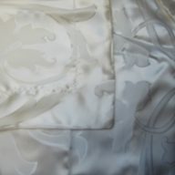   Sunnysilk hernyóselyem félpárna huzat, 47x74 cm fehér Tulipános