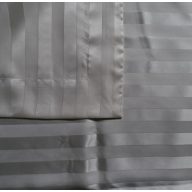   Sunnysilk hernyóselyem félpárna huzat, 47x74 cm fehér csíkos