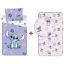  LILO és STITCH ágyneműhuzat+lepedő szett, Purple, 140x200 + 70x90 cm