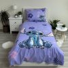  LILO és STITCH ágyneműhuzat+lepedő szett, Purple, 140x200+70x90 cm