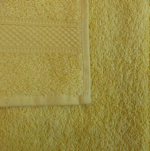 Frottír törölköző, Sárga - napsárga, 30x50 cm