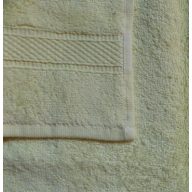 Frottír törölköző, Sárga - Halvány, 30x50 cm