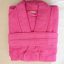 Frottír sálgalléros köntös, Rózsaszín/Pink elegante (100% pamut), L