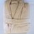 Frottír sálgalléros köntös, Beige (100 % pamut), L