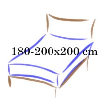 Gumis lepedő, 180-200 cm x 200-220 cm